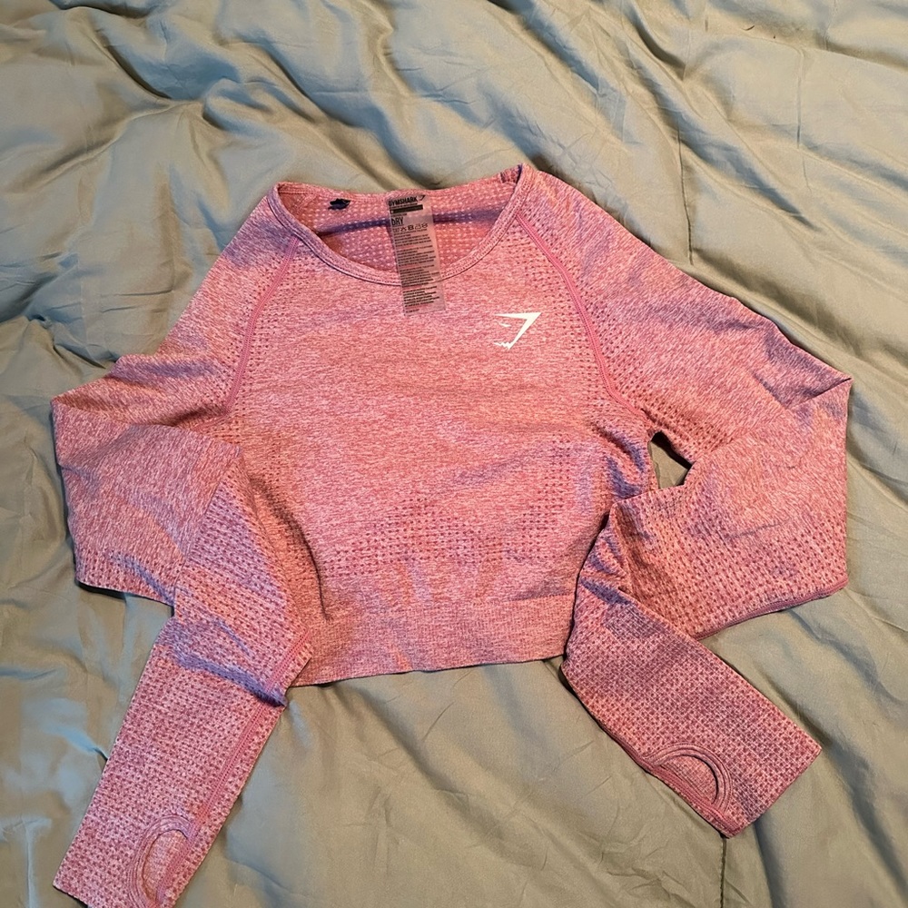 Gymshark long sleeve crop top